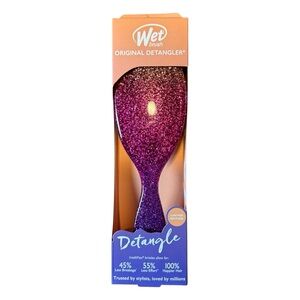 Wet Brush Original Detangler Hair Brush Glitter New
